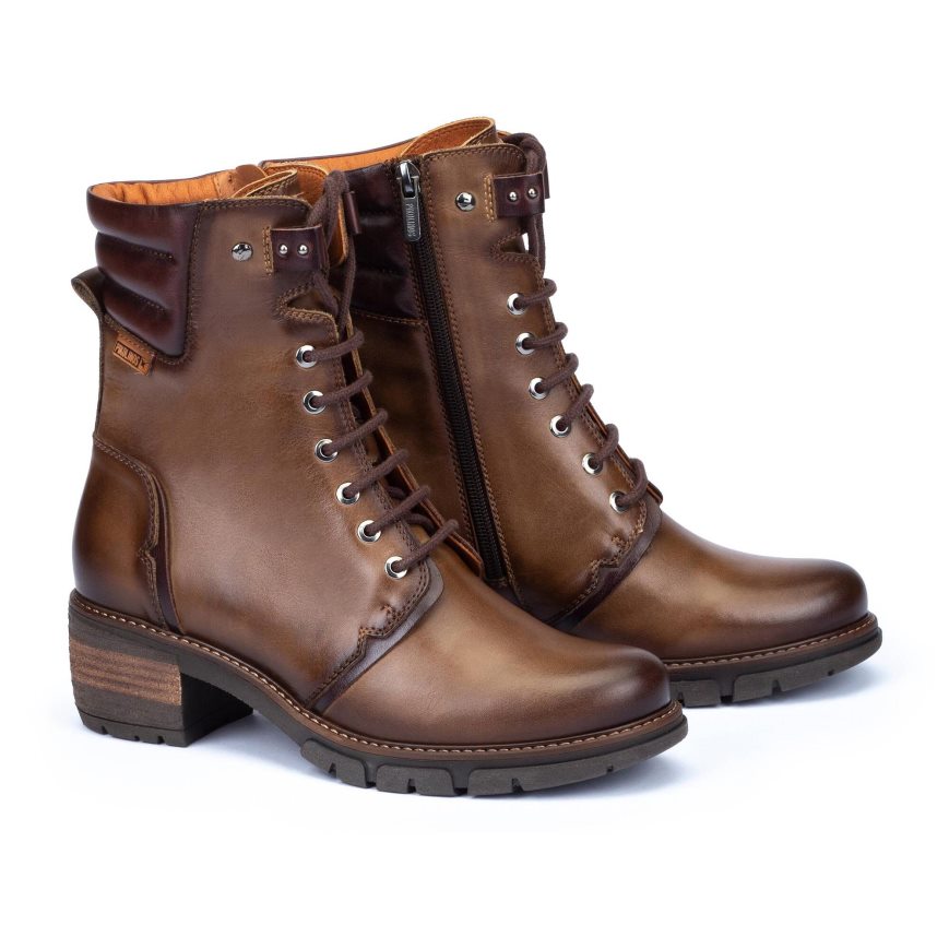 Women's Pikolinos SAN SEBASTIAN Ankle Boots Brown | NZ S08Q152